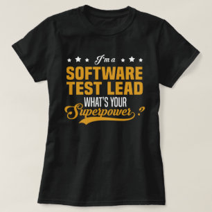 Provningslead för software t shirt