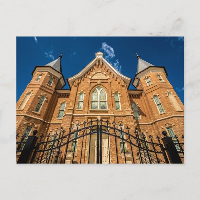 Provo City Center Temple - Utah Vykort (Framsida)