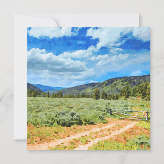 Provo River Valley i Uinta-bergen