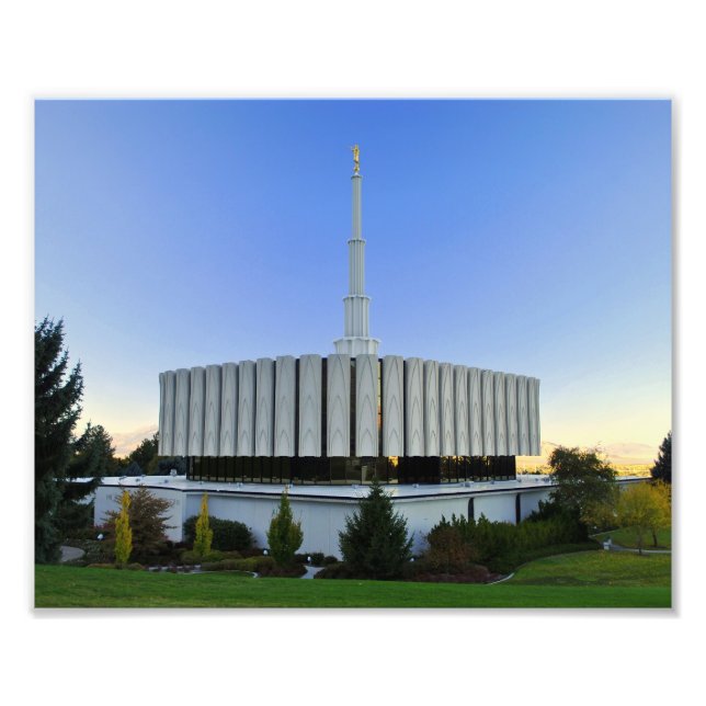 Provo, Utah LDS Temple Fototryck (Framsidan)
