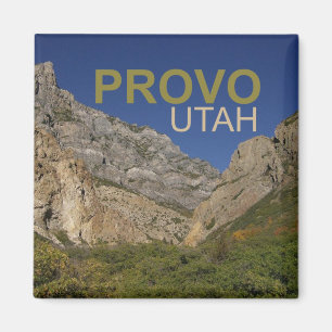 Provo Utah reser magneten för fotosouvenirkylen Magnet
