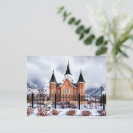 Provo Utah Souvenir City Center Temple-vykort Vykort
