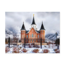 Provo Utah Souvenir City Center Temple-vykort