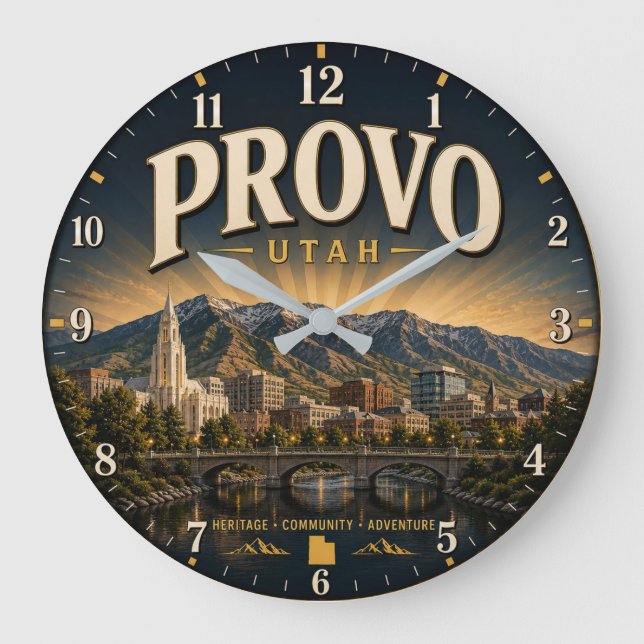 Provo Utah  Stor Klocka (Framsida)