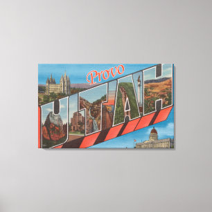 Provo, UtahLarge Brev ScenesProvo, UT 2 Canvastryck