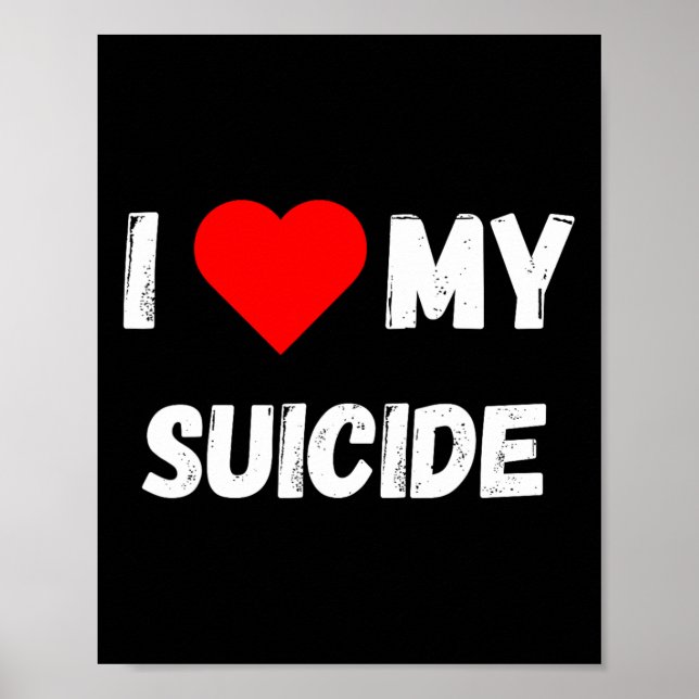 Provocative Suicide Awareness Activism Advocate Poster (Framsidan)