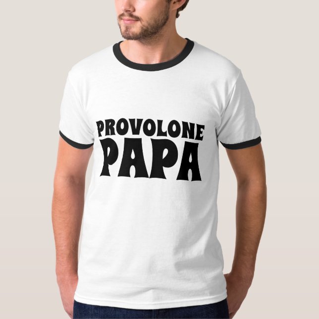 PROVOLONE CHEESE PAPPA MANAR T-SHIRTS (Framsida)