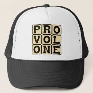 Provolone, italiensk ost truckerkeps