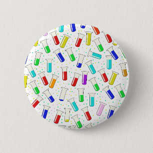 Provrör av tecknad glas knapp