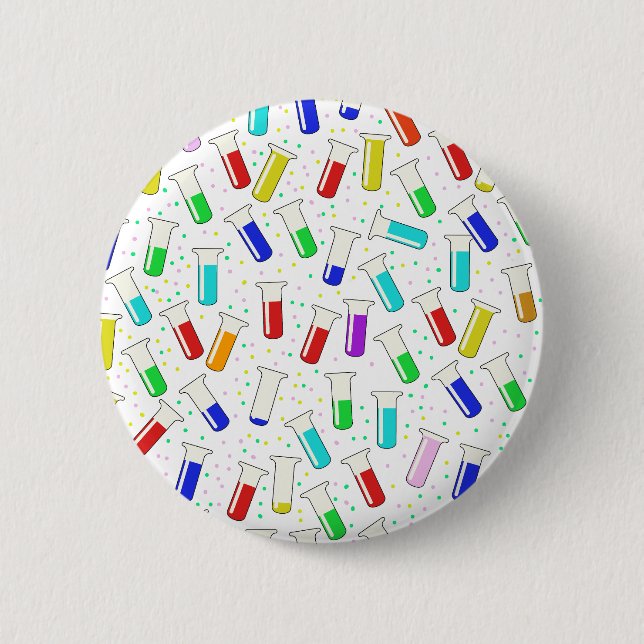 Provrör av tecknad glas knapp (Framsida)