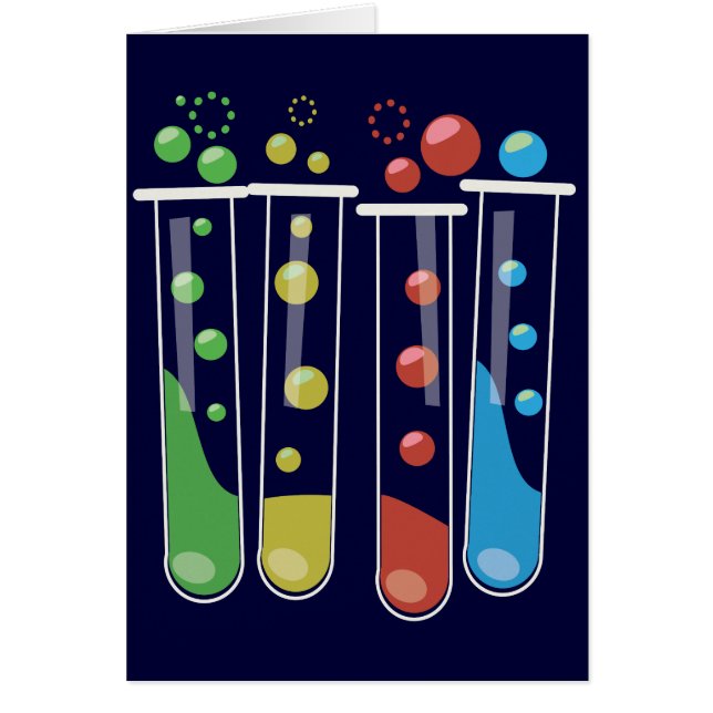 Provrör Hälsningskort (Framsidan)