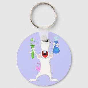 Provrörlabbråtta Keychain Nyckelring