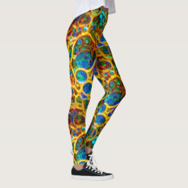 Provyta av utländsk vävnad leggings