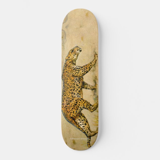 Prowling Cheetah Mini Skateboard Bräda 18,5 Cm (Framsida)
