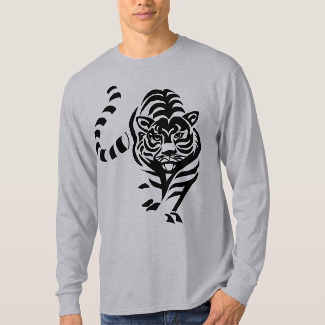 Prowling Tiger T Shirt (Framsida)