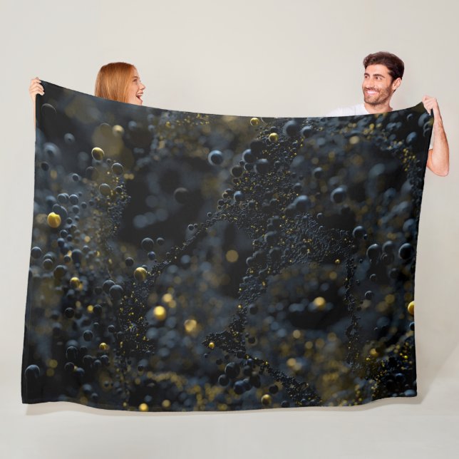 Proxima (Black) Fleece Blanket (På plats)