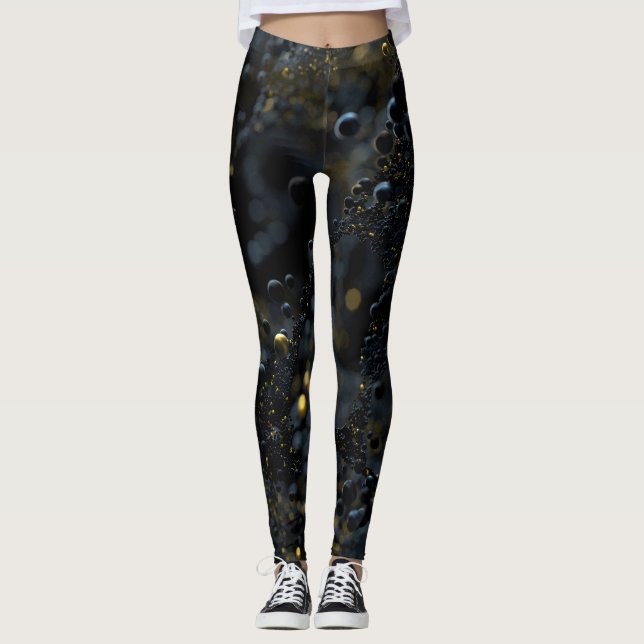 Proxima (svart) leggings (Framsida)