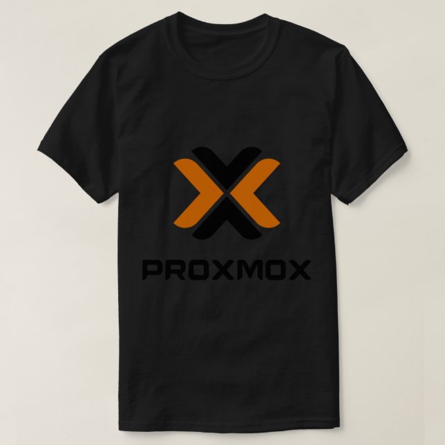 Proxmox Logo Sticker T Shirt (Design framsida)