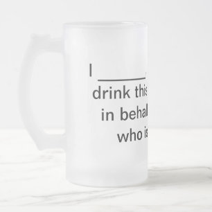 Proxy Beer Stein - Frostat glas Ölglas