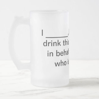 Proxy Beer Stein - Frostat glas Ölglas