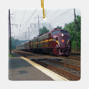 PRR E8a 5711 PÅ Cyrm Lynne PA Julgransprydnad Keramik