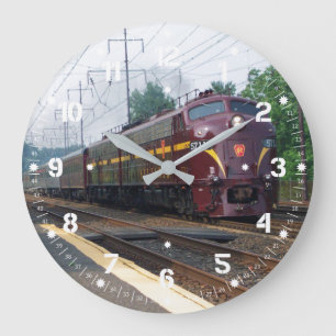 PRR E8a 5711 PÅ Cyrm Lynne PA. Stor Klocka