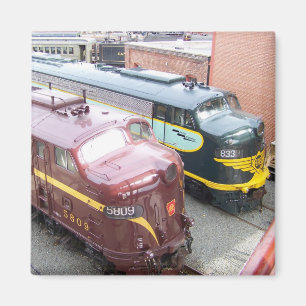 PRR E8A 5809 och ERIE E8A 833 @ Steamtown Magnet