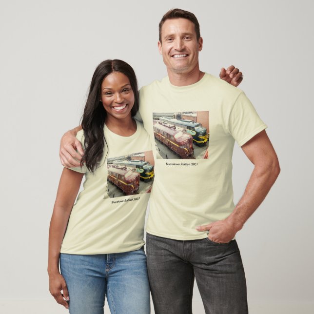 PRR E8A 5809 och ERIE E8A 833 @ Steamtown Tee (Unisex)