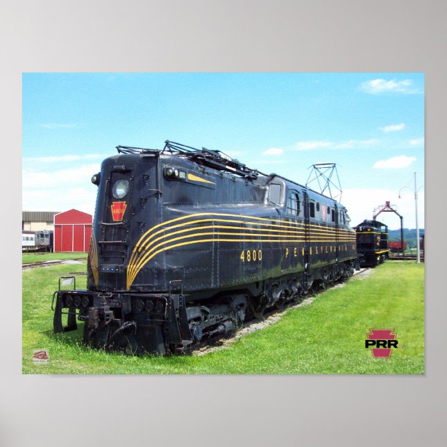PRR GG1 4800-frontvy Poster (Framsidan)