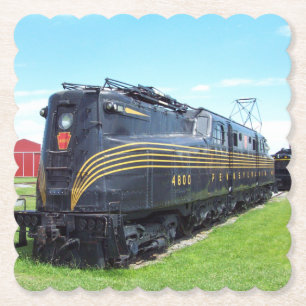 PRR GG1 4800-frontvy    Underlägg Papper