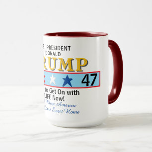 Prresident Trump 45 47 Mugg