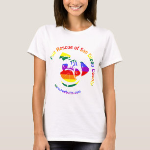 PRSDC-logotyp - regnbågepride T Shirt