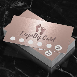 Prtiker Foot Massage Modern Ro Guld Loyalty Lojalitetskort