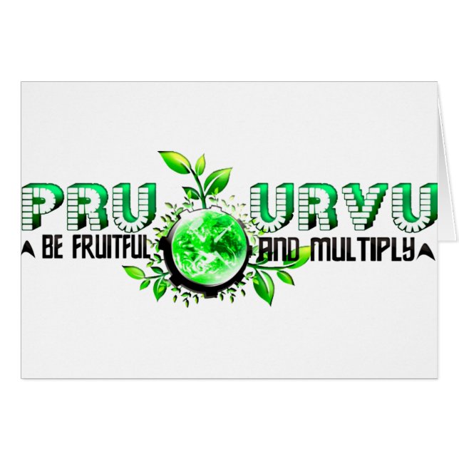 Pru Urvu Hälsningskort (Framsidan Horizontal)