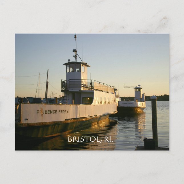 Prudence Island Ferry Vykort (Framsida)