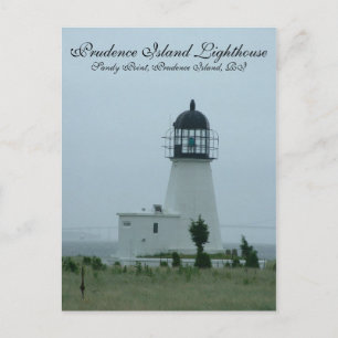 Prudence Island Lighthouse-vykort Vykort