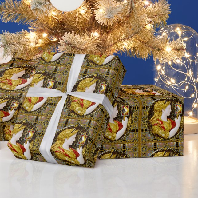 Prudence Old World Elegant Presentpapper (Helgdagar)