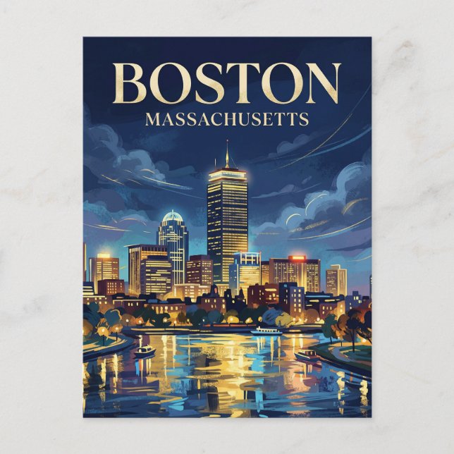 Prudential Tower USA Vykort (Framsida)