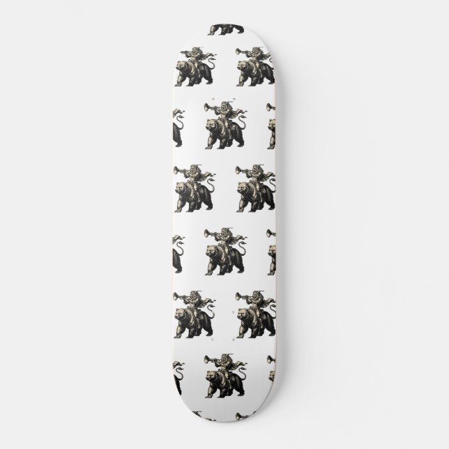 Pruflas Majesty Unleashed Mini Skateboard Bräda 18,5 Cm (Framsida)