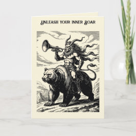 Pruflas Vilda härskaren vrålar Kort