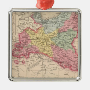 Prussia 7 julgransprydnad metall