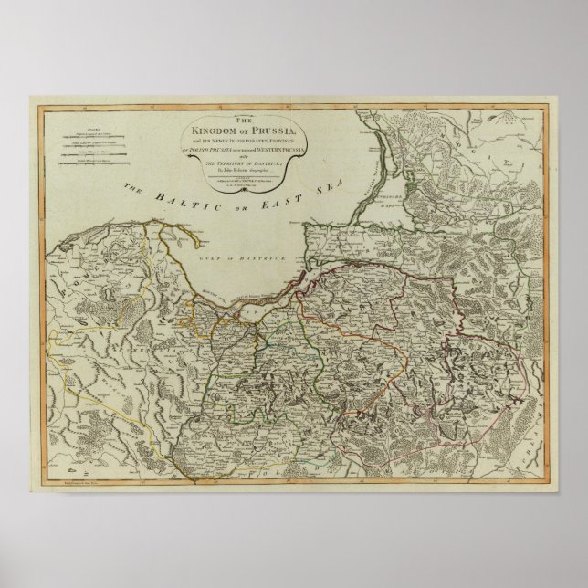 Prussia, Dantzick Poster (Framsidan)