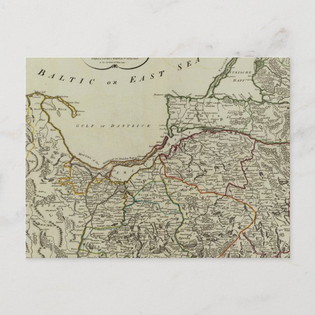 Prussia, Dantzick Vykort (Framsida)