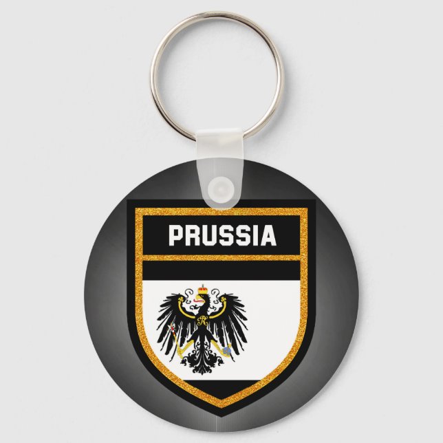 Prussia Flagga Nyckelring (Framsida)