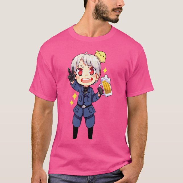 Prussia - Hetalia T Shirt (Framsida)