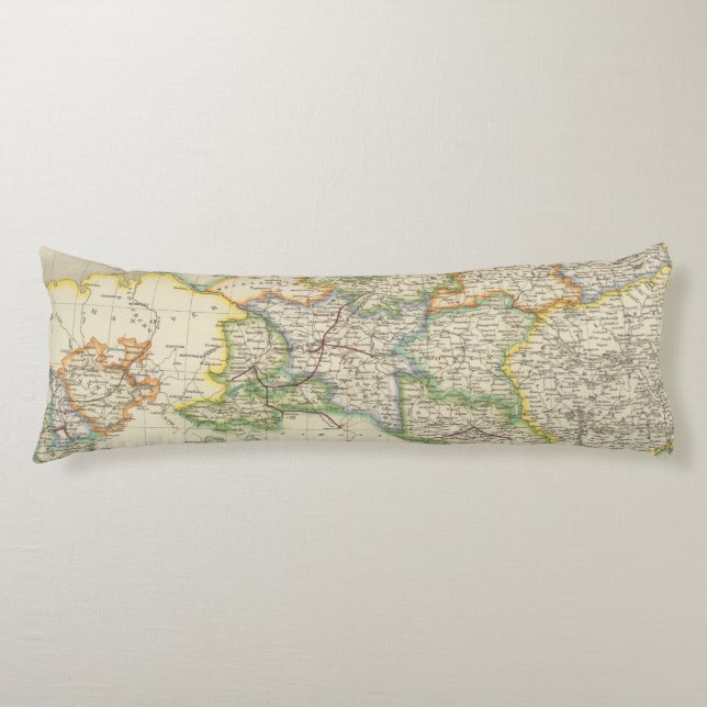 Prussia och Polen Kroppskudde (Framsidan)