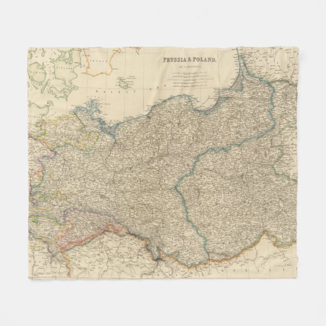 Prussia Polen Fleecefilt (Framsidan (Horisontell))