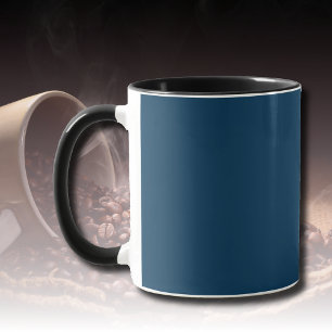 Prussian Blue Solid Färg   Klassisk   ELEGANT Mugg