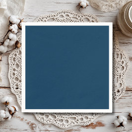 Prussian Blue Solid Färg | Klassisk | ELEGANT Pappersservett