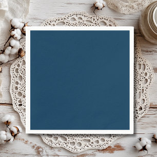 Prussian Blue Solid Färg   Klassisk   ELEGANT Pappersservett